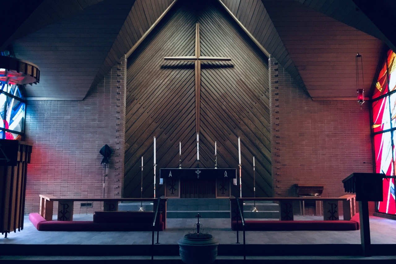 church inside altar