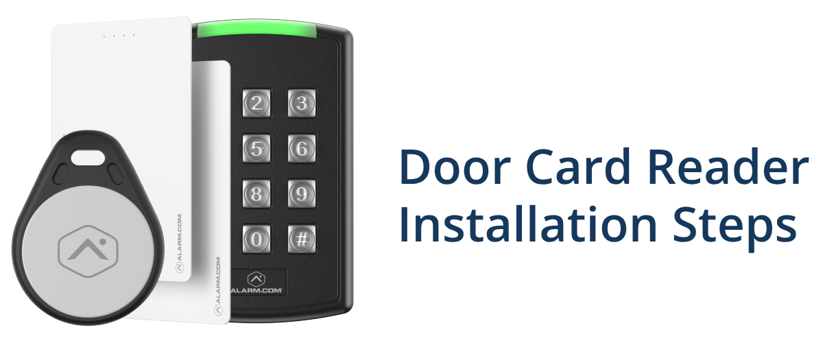 door card reader installation steps