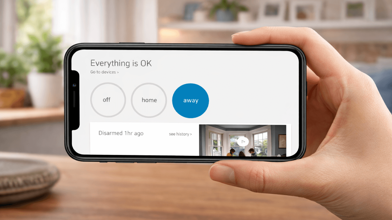 simplisafe phone app horizontal