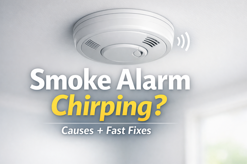 Smoke Alarm Chirping? Here’s How to Stop It (Fast)