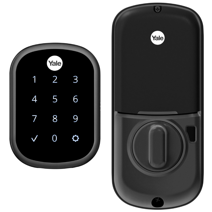 yale lock and keypad